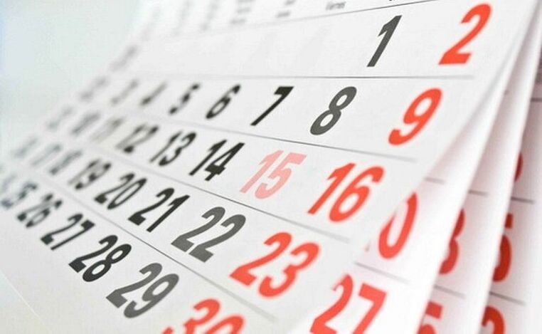 kalender mit dem rauchen aufhören